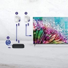 Strong MOB1697585071276 Kit CPL Powerline 600 MB - Paquete de 3 Adaptadores con Enchufe Filtrado