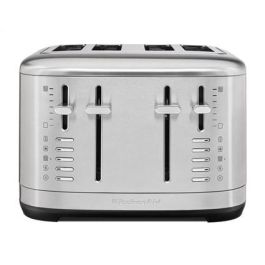 Kitchenaid Tostadora Metálica 4 Ranuras Plata, 7 Niveles de Tueste, Estilo Elegante Precio: 189.4999997. SKU: B1D35BXD7G