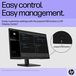 HP P22h G5 Monitor FHD 21.5 pulgadas Pantalla Nítida con Audio Integrado para Productividad Diaria, Oficina y Teletrabajo