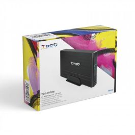 TOOQ TQE-3520B Caja Externa HDD 3.5'' IDE/SATA USB2.0 Negro Aluminio 3TB