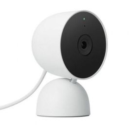 Google Nest GA01998-IT Cámara de Videovigilancia 2ª Gen, 1080p Full HD, Visión Nocturna, Detección Inteligente, Audio Bidireccional, Interior