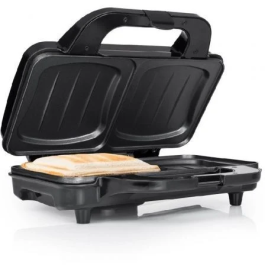 Tristar Sandwichera SA-3060 900W para 2 Sandwiches con Placas de Concha y Recubrimiento Antiadherente