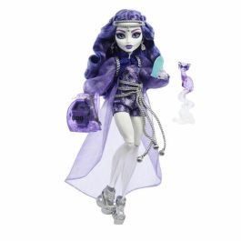 Muñeca Monster High Spectra Vondergeist, hurón Rhuen y accesorios HXH77