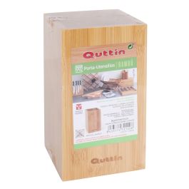 Quttin Organizador de Utensilios de Cocina de Bambú 10,8 x 18,6 cm (12 Unidades)