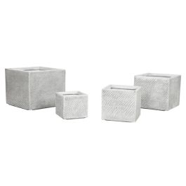 Macetero Terraza Y Jardin DKD Home Decor Gris 37 x 31.5 x 37 cm Set de 4 Precio: 85.49999997. SKU: B1CLHDGJRD
