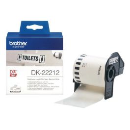 Brother DK-22212 Rollo de Película Continua Negro sobre Blanco para Etiquetas, 62mm x 15.24m Precio: 48.50000045. SKU: B18S2RT5WJ