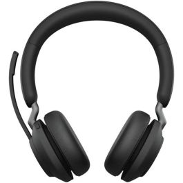 Jabra Evolve2 65 Stereo UC Auriculares Inalámbricos con Link 380 USB-C para Oficina/Call Center, Negros