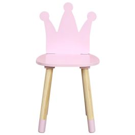 Home Deco Kids Silla Infantil Corona Rosa