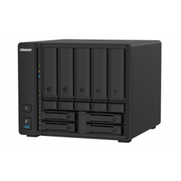 QNAP TS-932PX NAS Tower Negro 9 Bahías 10GbE 2.5GbE