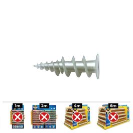 Celo Taco nylon + tornillo Ø3-4.5x40mm, caja 50 unid, referencia 9gkdpz Precio: 14.49999991. SKU: S7903754