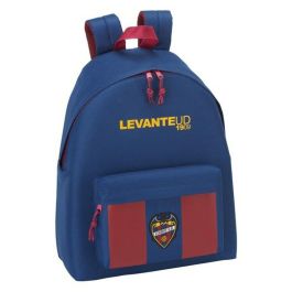 Safta Mochila Escolar Levante U.D. 33x42x15 cm - Poliéster 600D, Azul y Granate