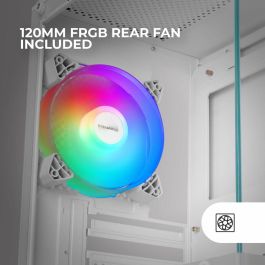 Mars Gaming MC-SE2/MCSE2W Minitorre Gaming Blanca, microATX/Mini-ITX, Cristal Templado, Doble Cámara, Ventilador FRGB 120mm