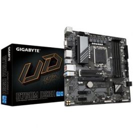 Gigabyte 9MB76MS35-00-10 Placa Base B760M DS3H Micro ATX Socket 1700 para Intel 12ª/13ª/14ª Gen DDR5 PCIe 4.0 Dual M.2 USB-C 2.5G LAN