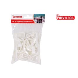 Set 14 Sujeta Manteles 4.5 cm Blancos - Privilege (24 Cajas) Precio: 19.49999942. SKU: B1DZ53HSC7