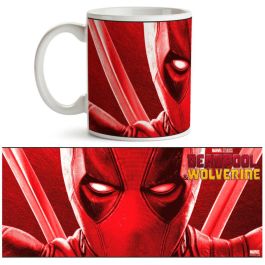Marvel Taza Deadpool Wolverine Cerámica 8,5x10x12,5cm