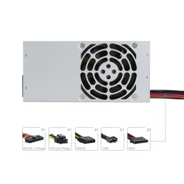 TooQ Ecopower II TFX OEM Fuente de Alimentación 500W 20+4 Pin ATX PFC Activo 78% Eficiencia Ventilador 8cm Plata TooQ Ecopower II TFX OEM Fuente de Alimentación 500W 20+4 Pin ATX PFC Activo 78% Eficiencia Ventilador 8cm Plata
