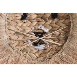 DKD Home Decor Decoración Pared Kids Jacinto de agua Natural León 42x42x6 cm (2 Unidades)