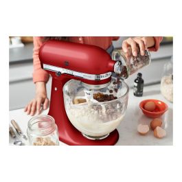 Kitchenaid Robot Línea Artisan 5KSM175 PS EER Rojo 4,8L Robot de Cocina Doméstico de Alto Rendimiento con Acción Planetaria