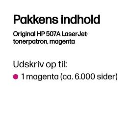 HP Laserjet 507A Toner Magenta