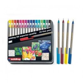 Rotulador Fibra Edding 55 Fineliner Estuche De Metal De 16 Precio: 26.49999946. SKU: B13Y88T8AL