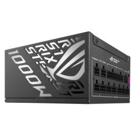 ASUS ROG STRIX-1000P-GAMING Fuente de Alimentación 1000W 80 PLUS Platinum, Semi-Pasiva, 20+4 pin ATX, Negro, Plata - 90YE00W1-B0NA00