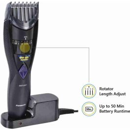 Panasonic Cortapelo Recargable Wet & Dry - Maquinilla Eléctrica sin Cables para Uso en Húmedo y Seco - ER-SB60