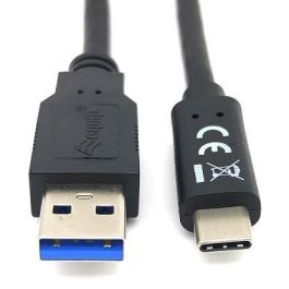 EQUIP Cable USB-A 3.2 a USB-C 128344, St/St, 2.00m, 3A/20V, Negro
