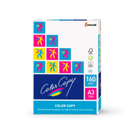 Color copy Papel Multifuncion DIN A3 160 gramos Paquete 250 Hojas Blanco