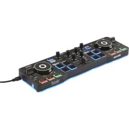 HERCULES STARLIGHT - Controlador USB DJ - 4 pads x 4 modos - Tarjeta de sonido integrada - Serato DJ Lite incluido