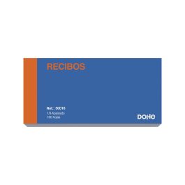 Talonario de Recibos DOHE 50016 1/3 10 Piezas 100 Hojas Talonario de Recibos DOHE 50016 1/3 10 Piezas 100 Hojas
