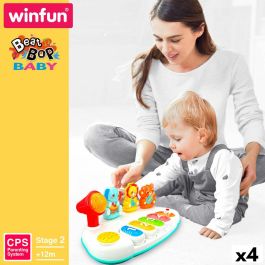 Piano de juguete Winfun 26 x 11 x 15 cm (4 Unidades) Piano de juguete Winfun 26 x 11 x 15 cm (4 Unidades)