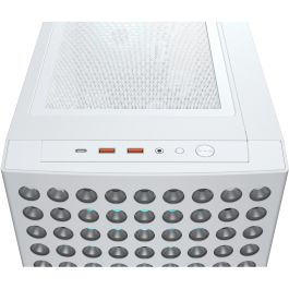 COUGAR Airface ECO Torre Midi PC Gaming ARGB Blanco con Ventana Lateral