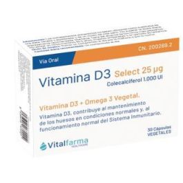 Vitamina D3 25Mcg. (1000Ui) 30Cap. Precio: 11.99. SKU: B12GTJPSDX