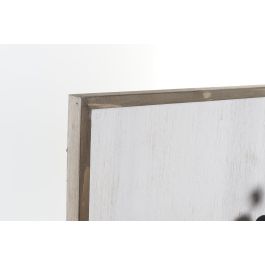 DKD Home Decor Cuadro Scandi Decorativo Pared Naranja Amarillo Negro Blanco 76.5x51cm MDF Metal Hojas Luna (Set 2 Unidades)