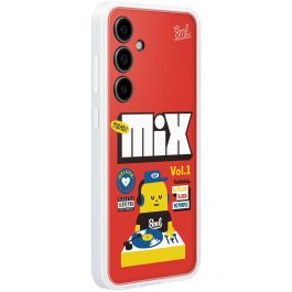 Samsung Funda Flipsuit para Galaxy S24 FE, Silicona, Resistente a golpes y arañazos, Protección anticaída, Color Rojo