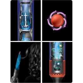 Dyson HS08 ID Airwrap Complete Long Ceramic Patina/Topaz - Herramienta de Peinado Multiaccesorios para Secar y Rizar