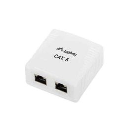 Lanberg Roseta Cat.6 Ftp 2X Superficie para Redes de Datos con 2 Puertos RJ-45 Blindados Color Blanco Precio: 6.50000021. SKU: S5605103