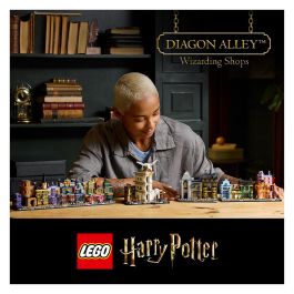 Lego Harry Potter 76444 Tiendas Mágicas del Callejón Diagon - Set para Adultos