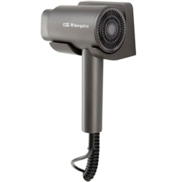 Orbegozo SEH 1890 Secador de Pelo 2000W Negro | Motor DC, Base Mural, Concentrador, 3 Temperaturas, Filtro Extraíble