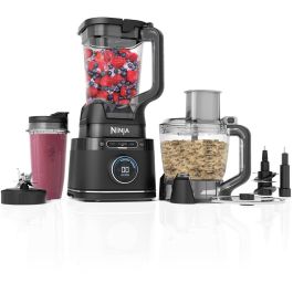 Ninja TB401EU Batidora de Vaso y Procesador de Alimentos Detect™ Power Pro 1200W, 3 en 1 con BlendSense™
