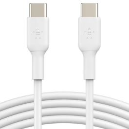 Cable USB-C a USB-C Belkin CAB003BT2MWH Blanco 2 m Cable USB-C a USB-C Belkin CAB003BT2MWH Blanco 2 m