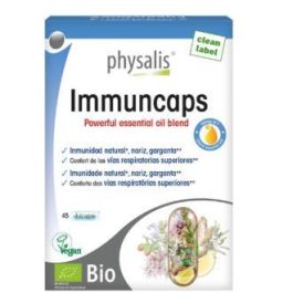 Immuncaps 45Cap. Bio Vegan Precio: 15.4999999. SKU: B17MAJP5KK