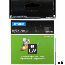 Cinta Laminada Dymo LabelWriter Blanco Etiquetas 25 x 25 mm (6 Unidades) Precio: 100.49999971. SKU: S8424325