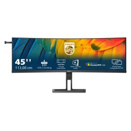 Philips 45B1U6900C Monitor Curvo 44.5" Ultrawide Dual Quad HD 5120x1440 32:9 4ms 75Hz 2xHDMI DP USB-C 100W