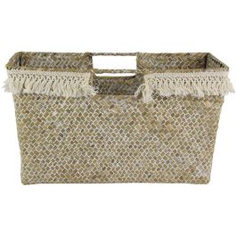 Home Deco Factory Revistero Trenzado Ethnical Life 35x18x20 cm