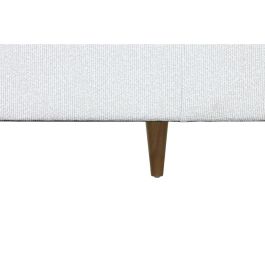 DKD Home Decor Sofá Scandi de Poliéster y MDF Gris Marrón 220 x 95 x 77 cm