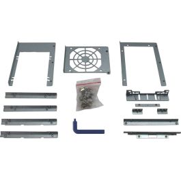 Inter-Tech 4U-4424 Rack Servidor, ATX/EATX/mATX/Mini-ITX/EEB, 27 Bahías (1x 3.5", 26x 2.5" Hot-Swap), Negro/Plata, 4U