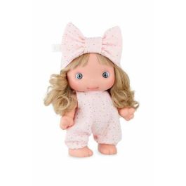 Muñeca piu mono rosa con lunares en estuche, con cuerpo y extremidades de vinilo 25 cm Precio: 25.46566. SKU: B19F6C2WYM