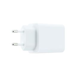 COOLBOX COO-CUP-45CA Cargador USB Pared GAN 45W USB-C/USB-A QC3.0 Blanco