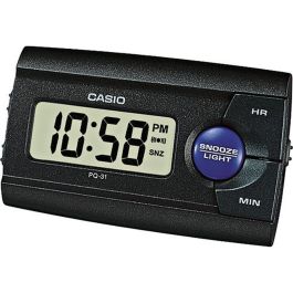 Reloj Despertador Casio PQ-31-1EF Negro Gris Precio: 46.69000017. SKU: B16PR6RQ8K